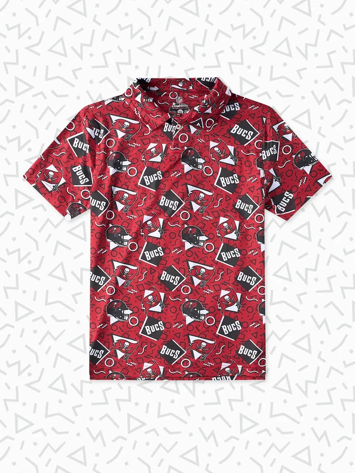 The Buccaneers Game Day Fit (Boys Performance Polo) - Image 1 - Chubbies Shorts