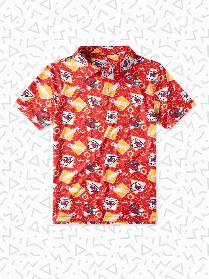 The Chiefs Game Day Fit (Boys Performance Polo) - Image 1 - Chubbies Shorts