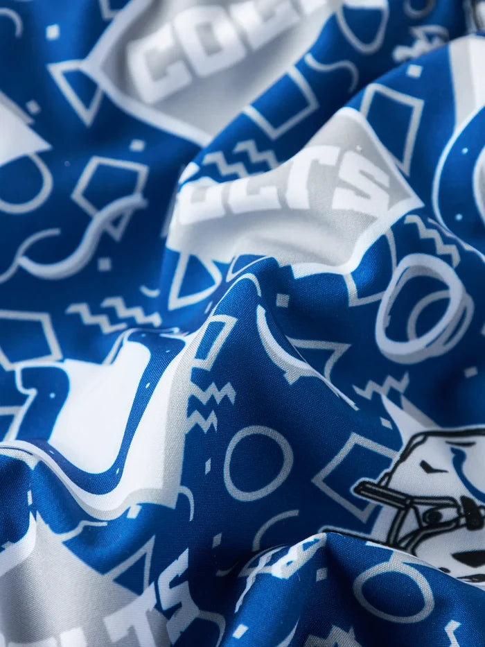 The Colts Game Day Fit (Boys Classic Lined Trunk) - Image 3 - Chubbies Shorts