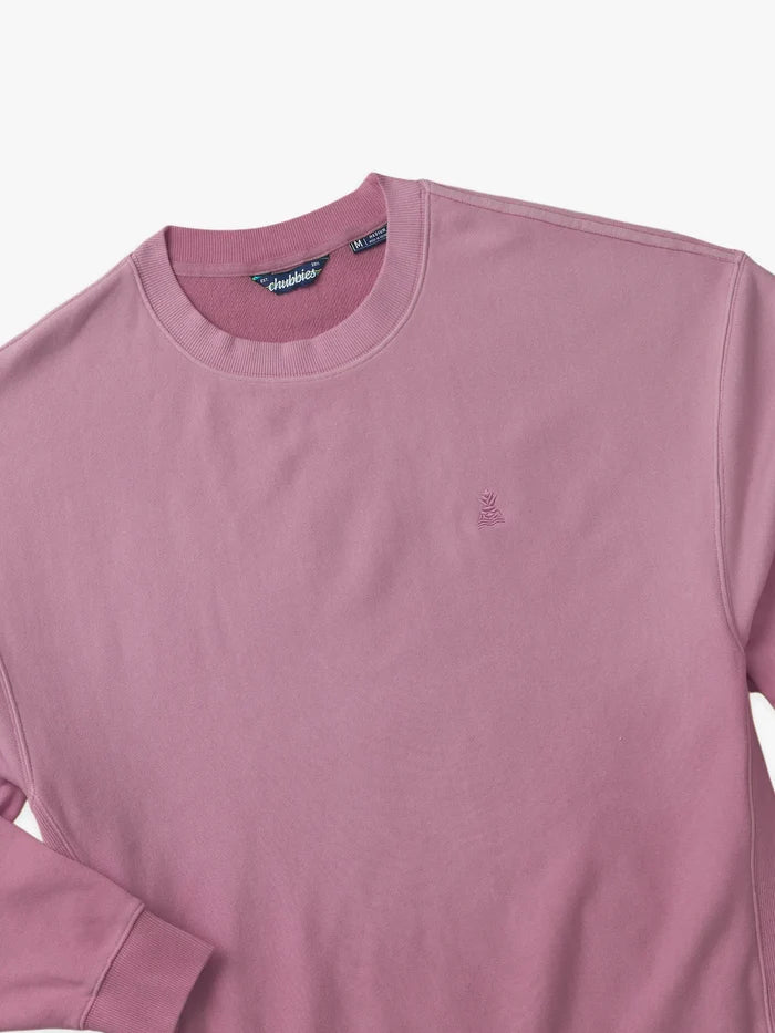 The Cozy Rosy (Pebble Wash Comfort Crewneck) - Image 8 - Chubbies Shorts