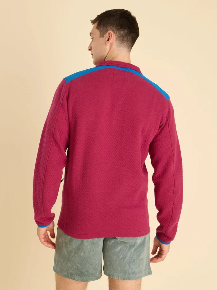 The Crimson Cruiser (Quilted Quarter-Zip) - Image 2 - Chubbies Shorts