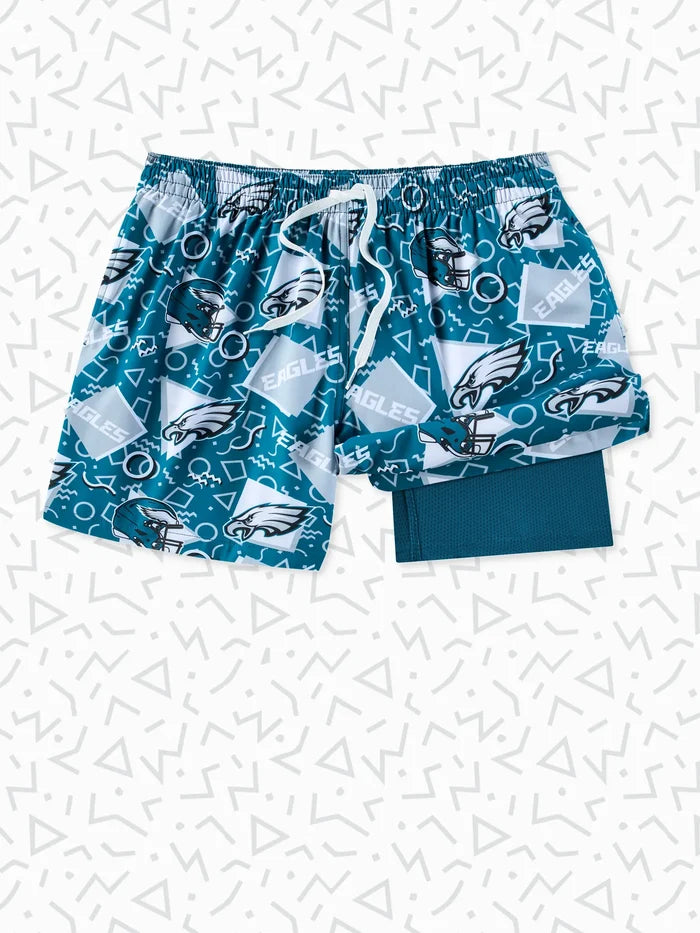 The Eagles Game Day Fit 5.5" (Classic Lined Swim) - Image 1 - Chubbies Shorts