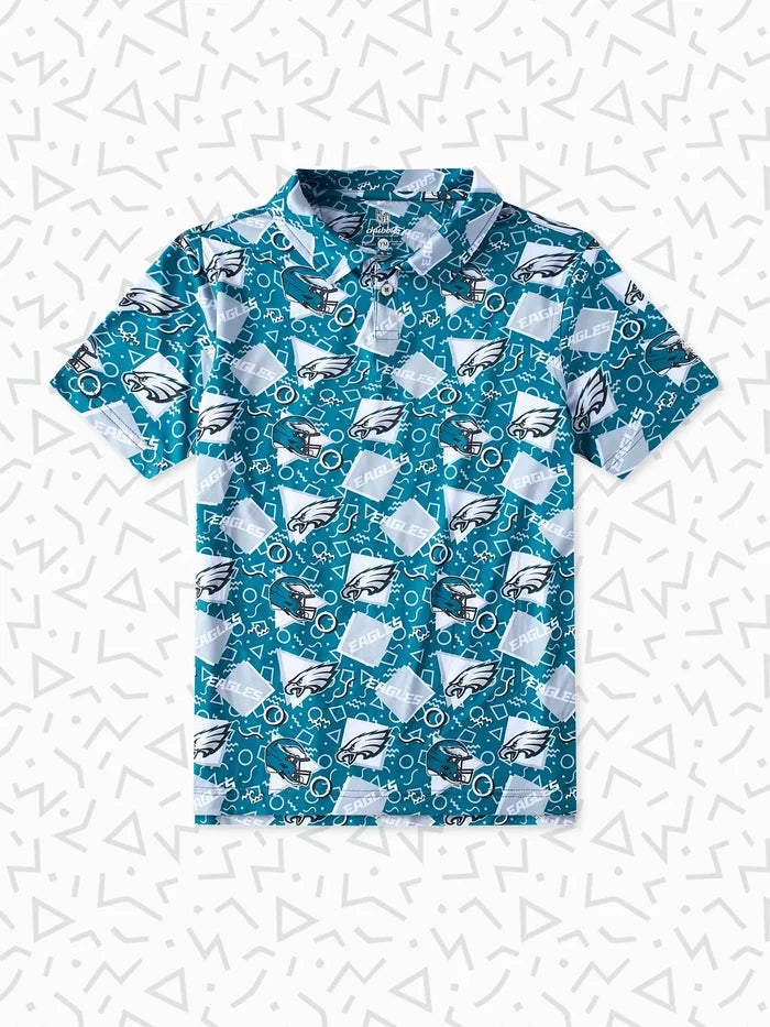 The Eagles Game Day Fit (Boys Performance Polo) - Image 1 - Chubbies Shorts