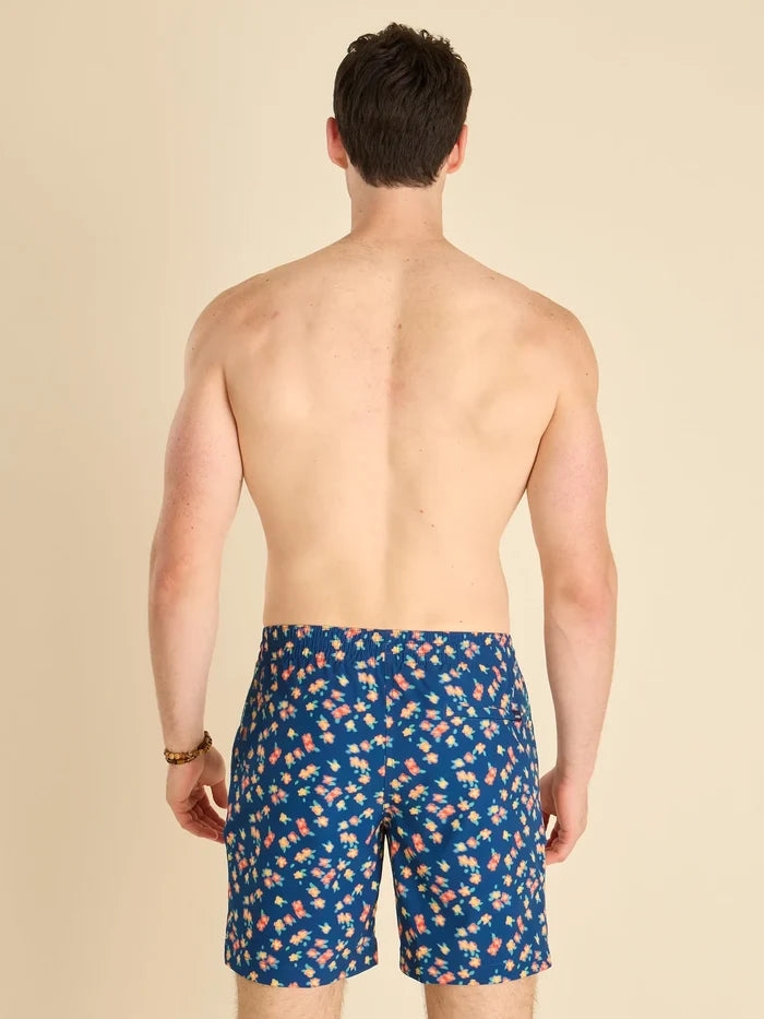 The Flowers In Motion 7" (Classic Lined Swim Trunk) - Image 2 - Chubbies Shorts