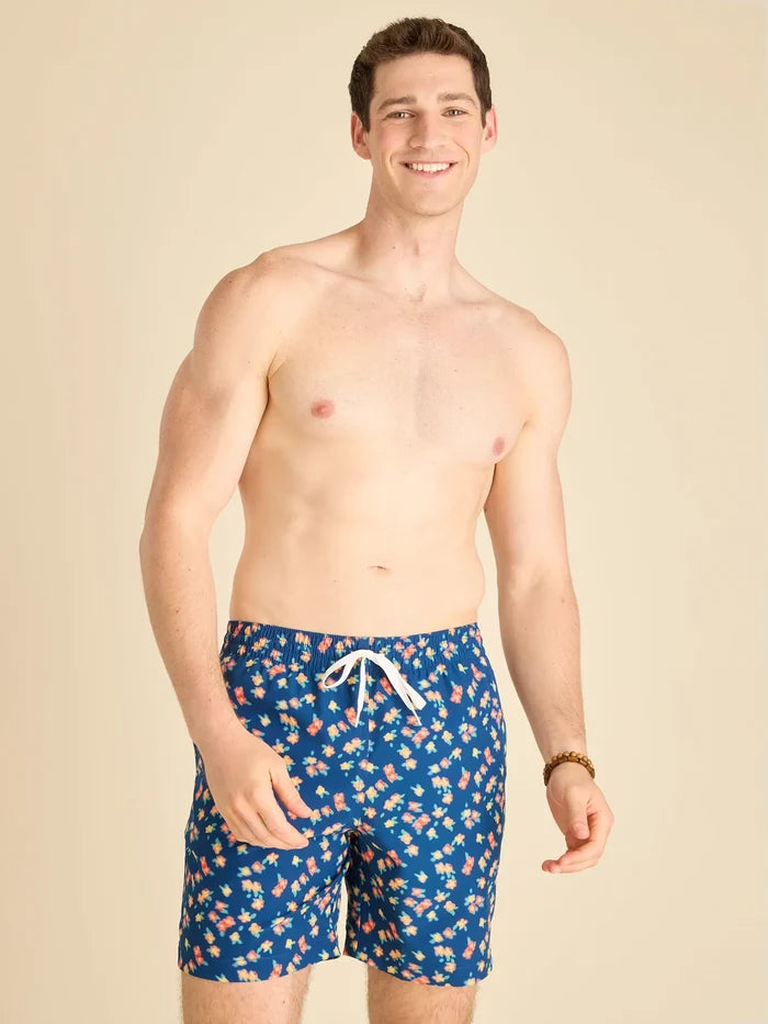 The Flowers In Motion 7" (Classic Lined Swim Trunk) - Image 3 - Chubbies Shorts