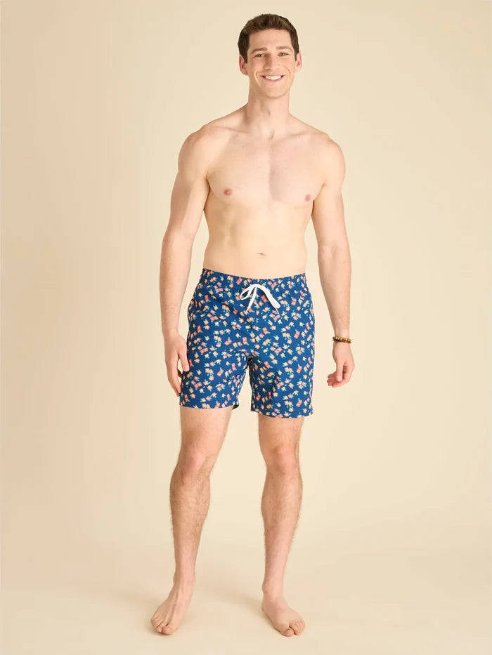 The Flowers In Motion 7" (Classic Lined Swim Trunk) - Image 5 - Chubbies Shorts