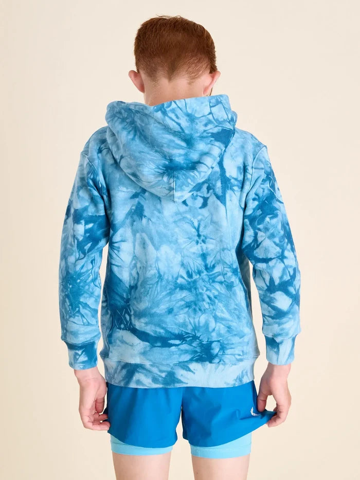 The Glass Fractal - Deep Blue (Boys Comfort Hoodie) - Image 5 - Chubbies Shorts