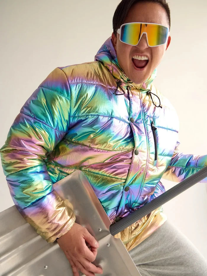 The Holy Holographic (Apres Jacket) - Image 3 - Chubbies Shorts