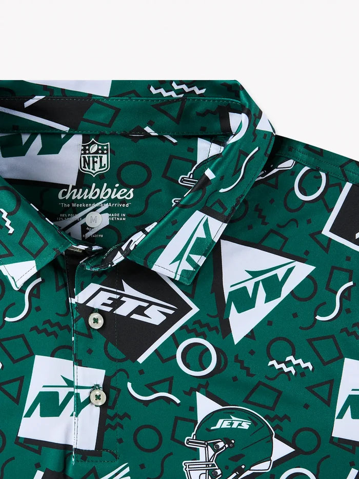 The Jets Game Day Fit (Performance Polo) - Image 3 - Chubbies Shorts