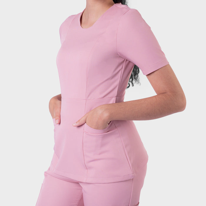 LADIES ACTIVE ELEGANT-STYLE TOP - Greens Medi Scrubs South Africa - Premium Medical Uniforms & Apparel - Delivery Across SA
