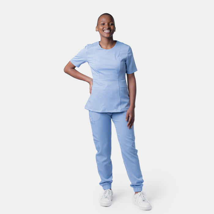 LADIES ACTIVE ELEGANT-STYLE TOP - Greens Medi Scrubs South Africa - Premium Medical Uniforms & Apparel - Delivery Across SA