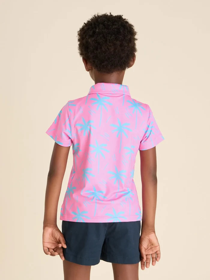 The Lil Prince of Prints (Toddler Performance Polo) - Image 2 - Chubbies Shorts