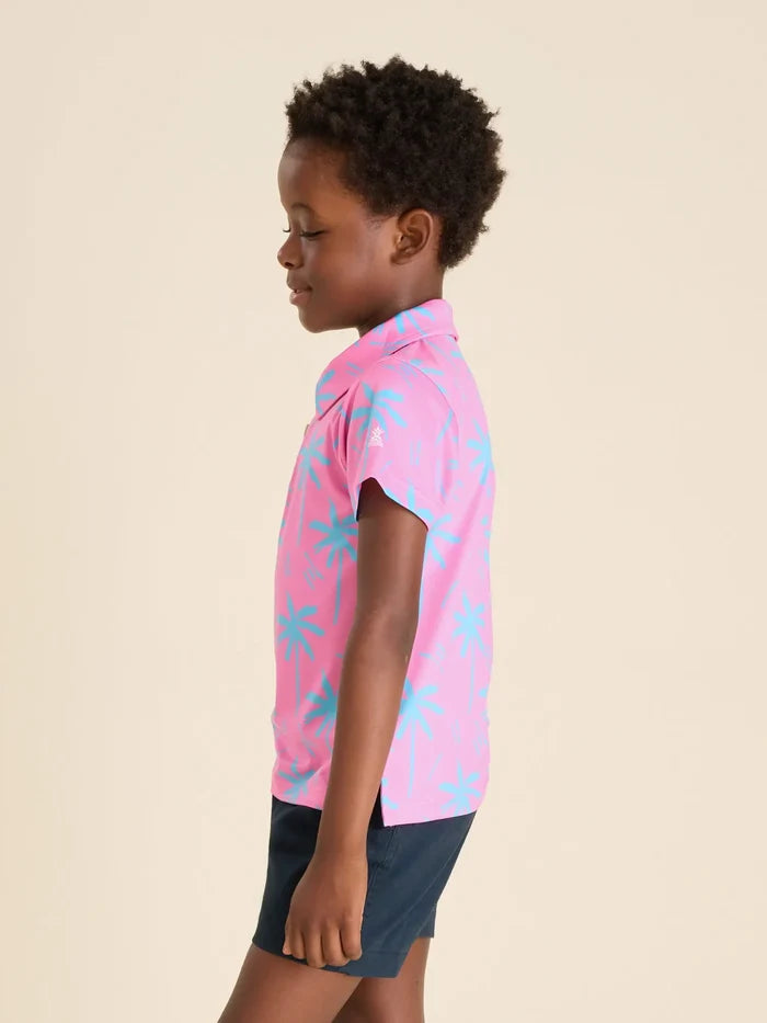 The Lil Prince of Prints (Toddler Performance Polo) - Image 3 - Chubbies Shorts