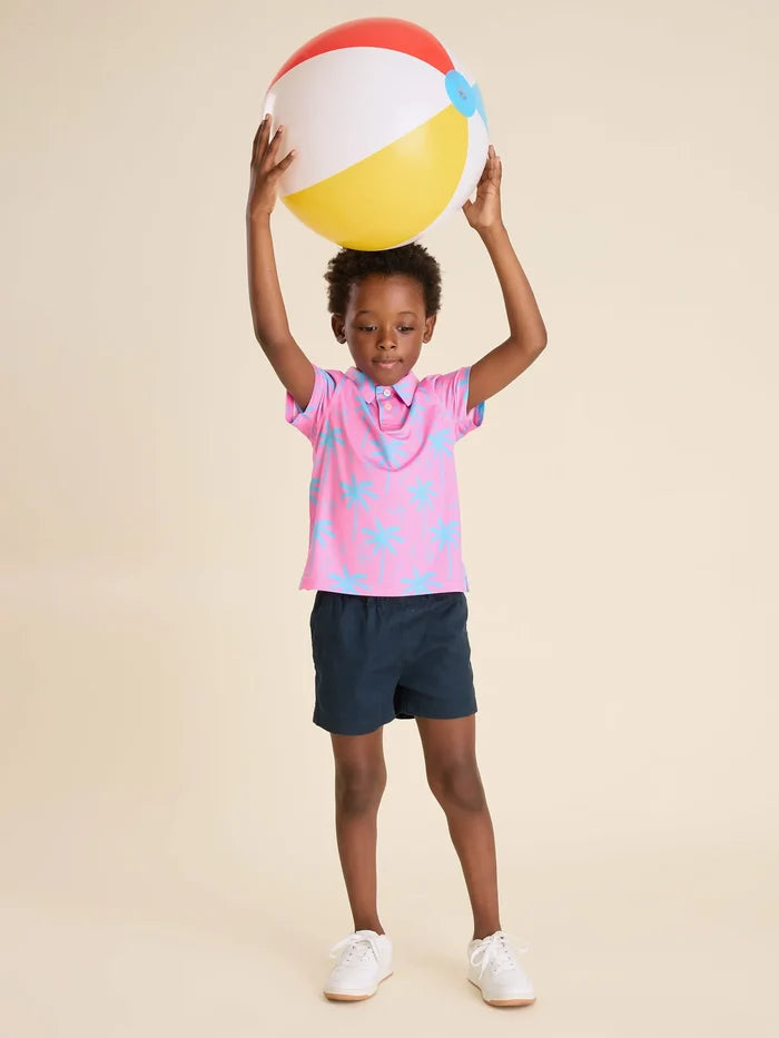 The Lil Prince of Prints (Toddler Performance Polo) - Image 4 - Chubbies Shorts