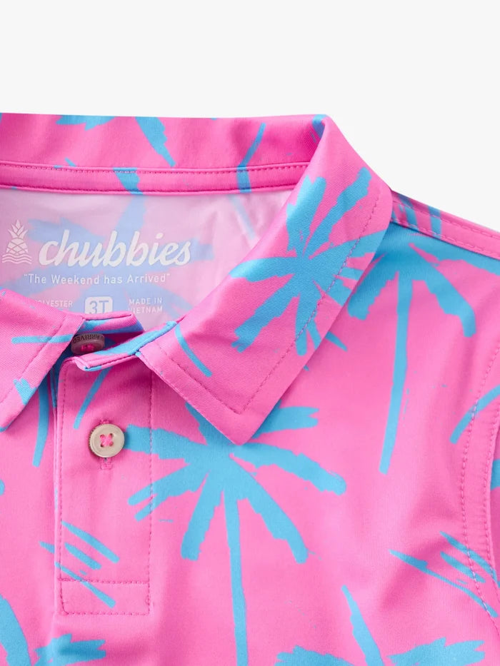 The Lil Prince of Prints (Toddler Performance Polo) - Image 2 - Chubbies Shorts