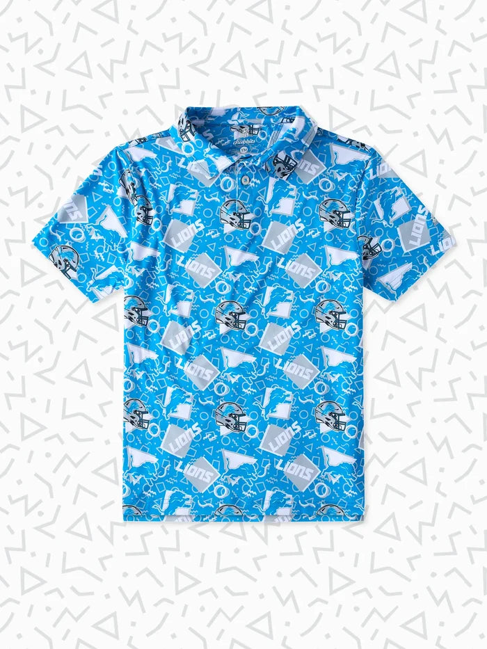 The Lions Game Day Fit (Boys Performance Polo) - Image 1 - Chubbies Shorts