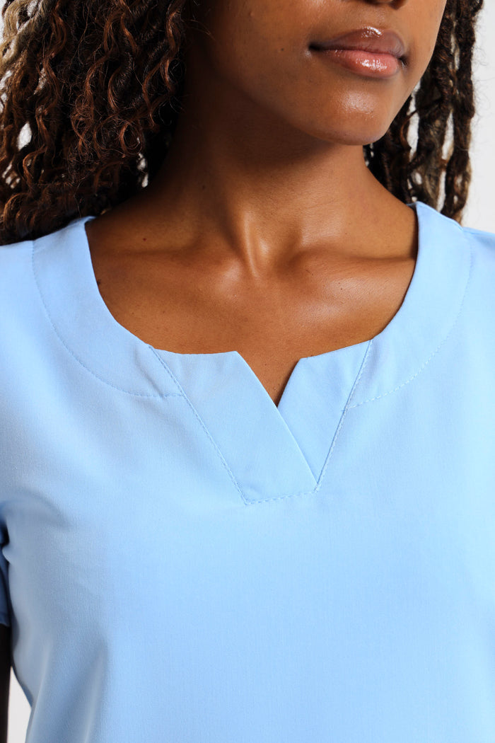 THE LUX LADIES NALEDI TULIP TOP - Greens Medi Scrubs South Africa - Premium Medical Uniforms & Apparel - Delivery Across SA