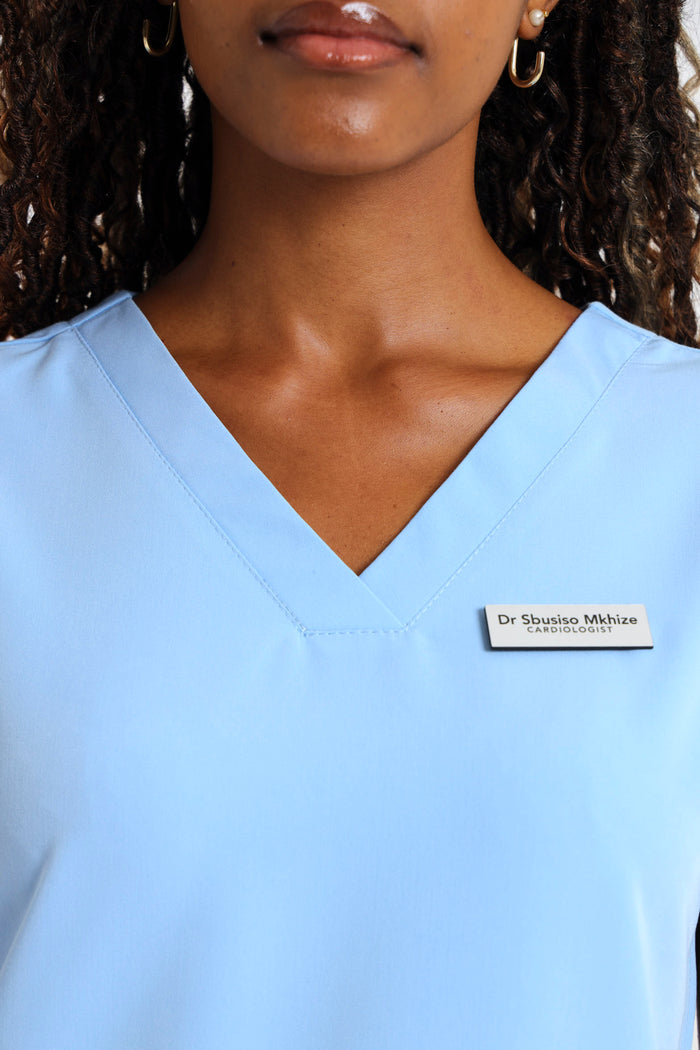 THE LUX LADIES V-NECK FEMME TOP - Greens Medi Scrubs South Africa - Premium Medical Uniforms & Apparel - Delivery Across SA