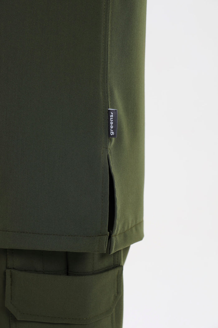 THE LUX LADIES V-NECK PETAL TOP - Greens Medi Scrubs South Africa - Premium Medical Uniforms & Apparel - Delivery Across SA