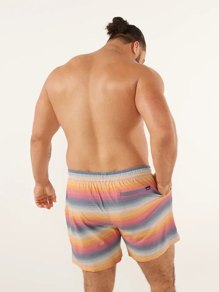 The Malibu Sunsets 5.5" (Classic Lined Swim Trunk) - Image 2 - Chubbies Shorts