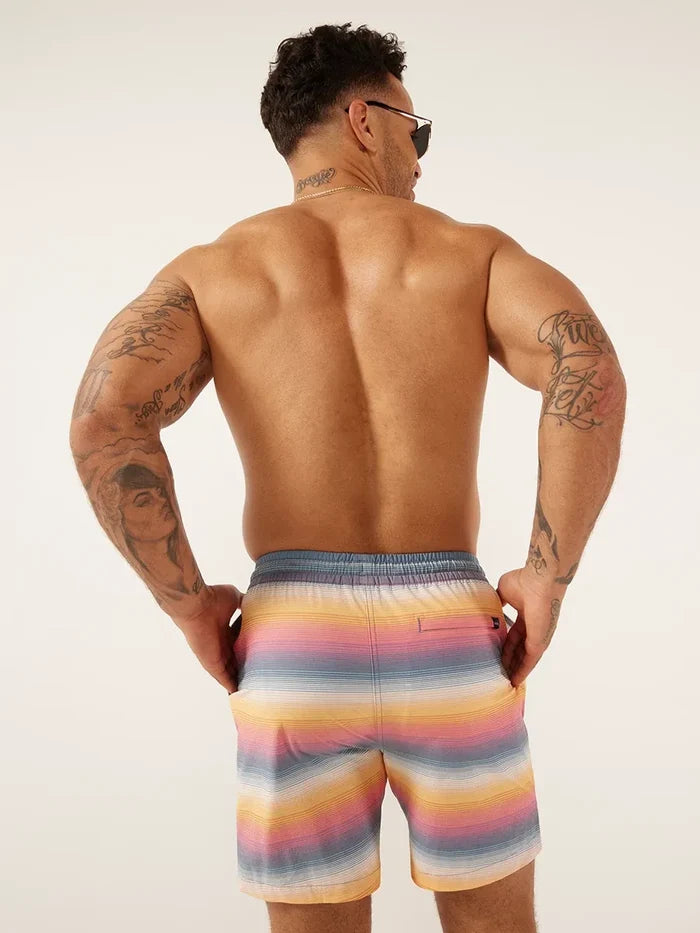 The Malibu Sunsets 7" (Classic Lined Swim Trunk) - Image 2 - Chubbies Shorts