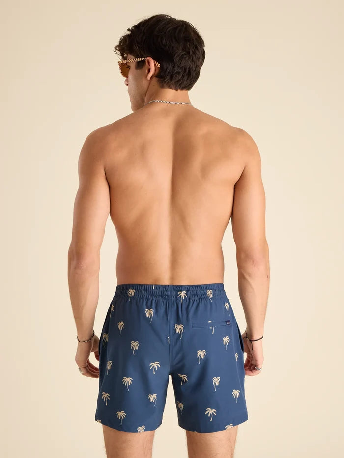The Midnight Palms 5.5" (Classic Lined Swim Trunk) - Image 2 - Chubbies Shorts