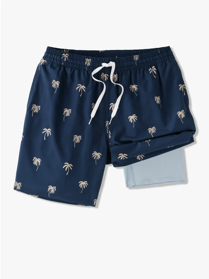 The Midnight Palms 7" (Classic Lined Swim Trunk) - Image 1 - Chubbies Shorts