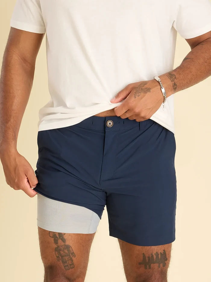The Navy Babys 6" (Lined Everywear Performance Short) - Image 1 - Chubbies Shorts