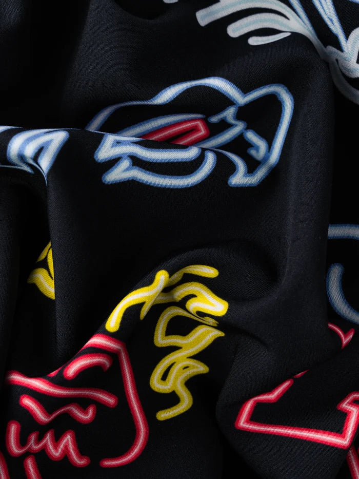The Neon Bills 5.5" (NFL Classic Lined Swim Trunks) - Image 2 - Chubbies Shorts