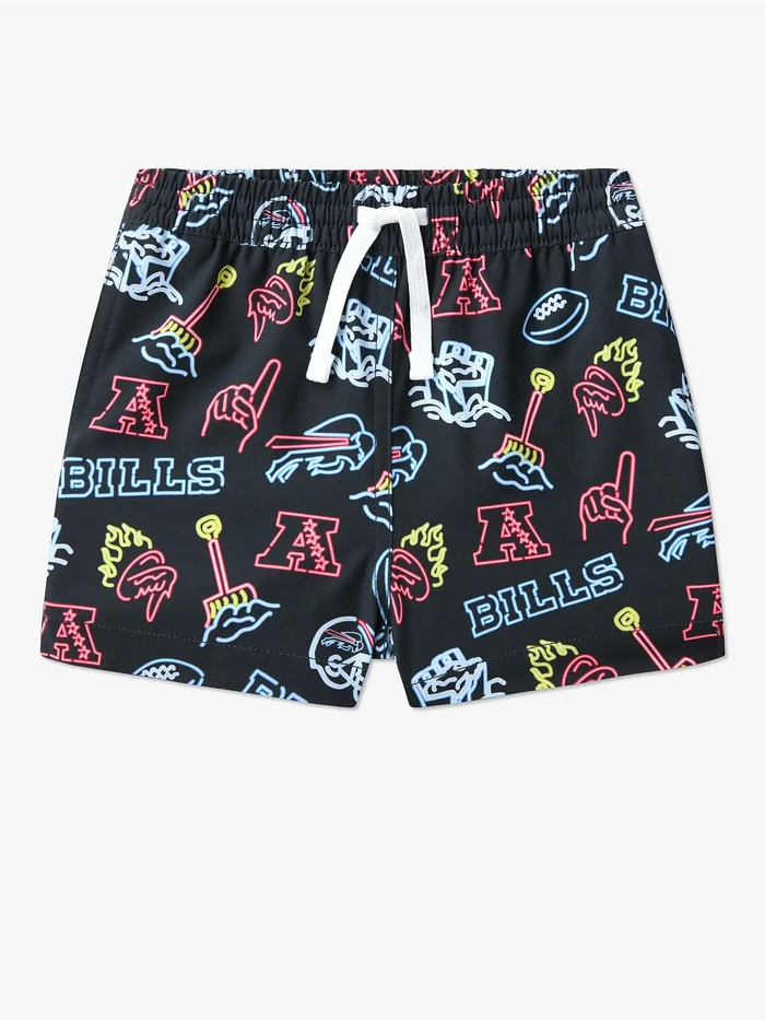 The Neon Bills (NFL Toddler Swim Trunk) - Image 1 - Chubbies Shorts