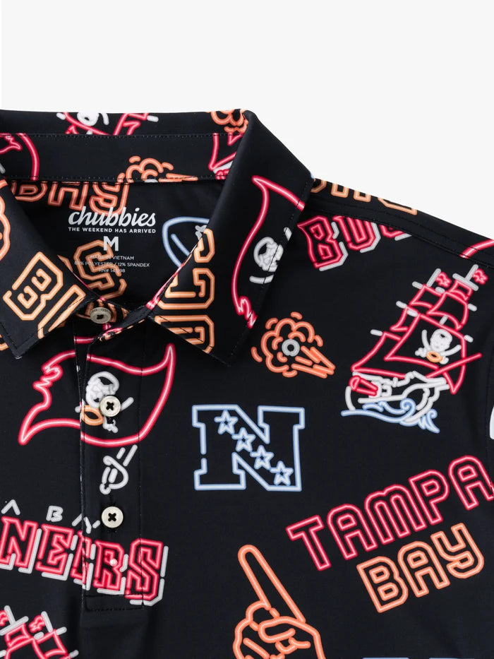 The Neon Buccaneers (NFL Performance Polo) - Image 2 - Chubbies Shorts
