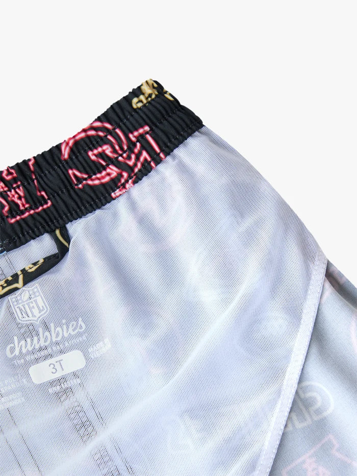 The Neon Chiefs (NFL Toddler Swim Trunk) - Image 2 - Chubbies Shorts