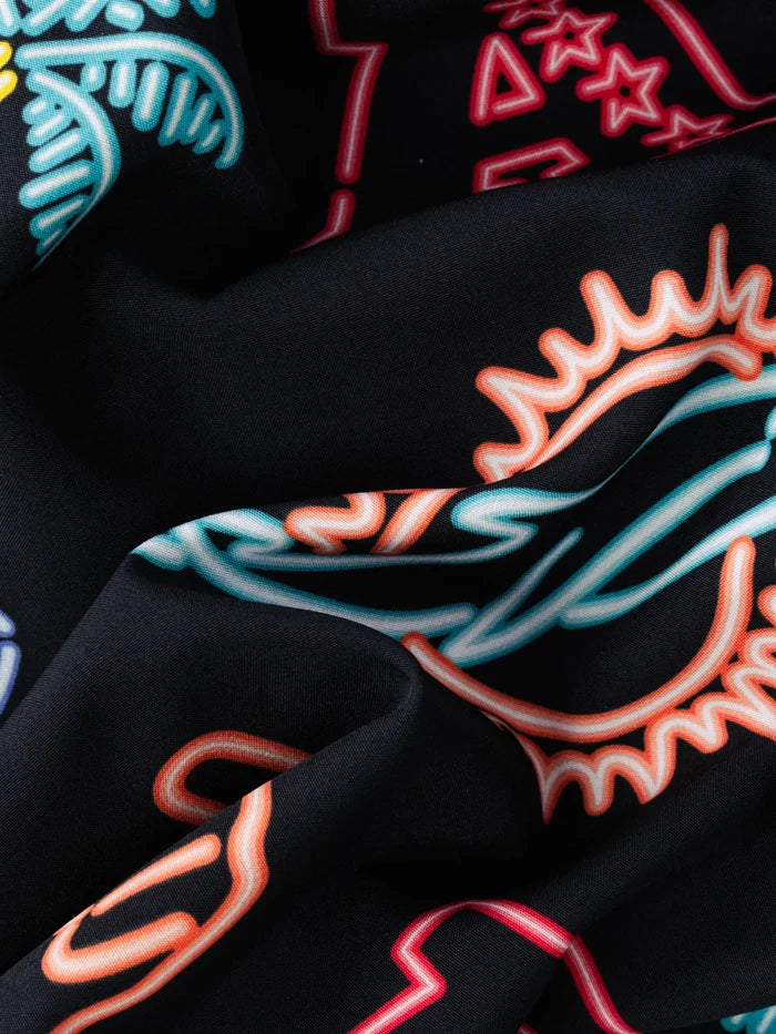 The Neon Dolphins 5.5" (NFL Classic Lined Swim Trunks) - Image 2 - Chubbies Shorts