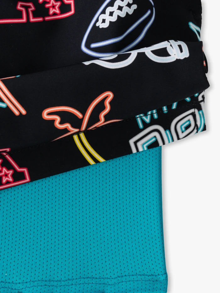 The Neon Dolphins 5.5" (NFL Classic Lined Swim Trunks) - Image 3 - Chubbies Shorts