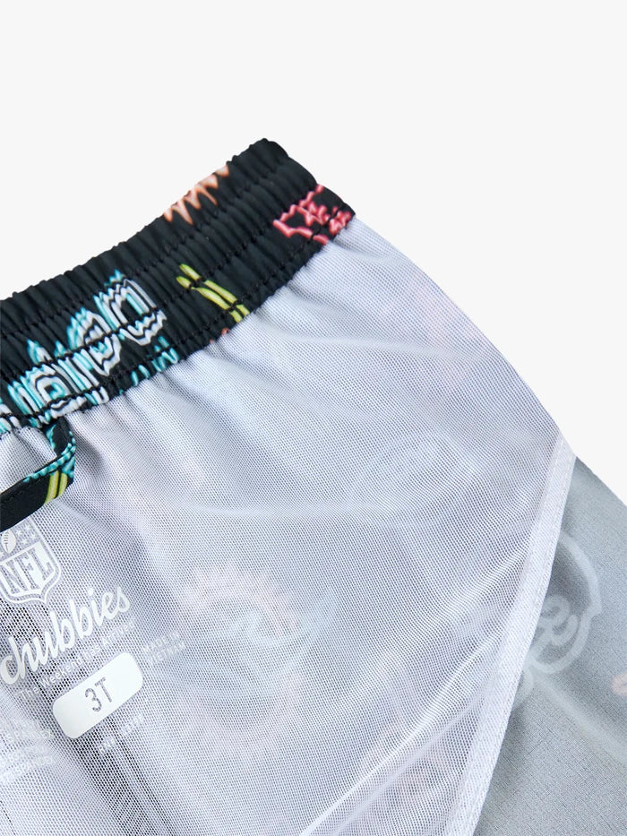 The Neon Dolphins (NFL Toddler Swim Trunk) - Image 3 - Chubbies Shorts