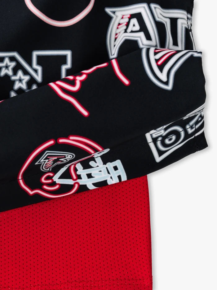 The Neon Falcons 5.5" (NFL Classic Lined Swim Trunks) - Image 2 - Chubbies Shorts