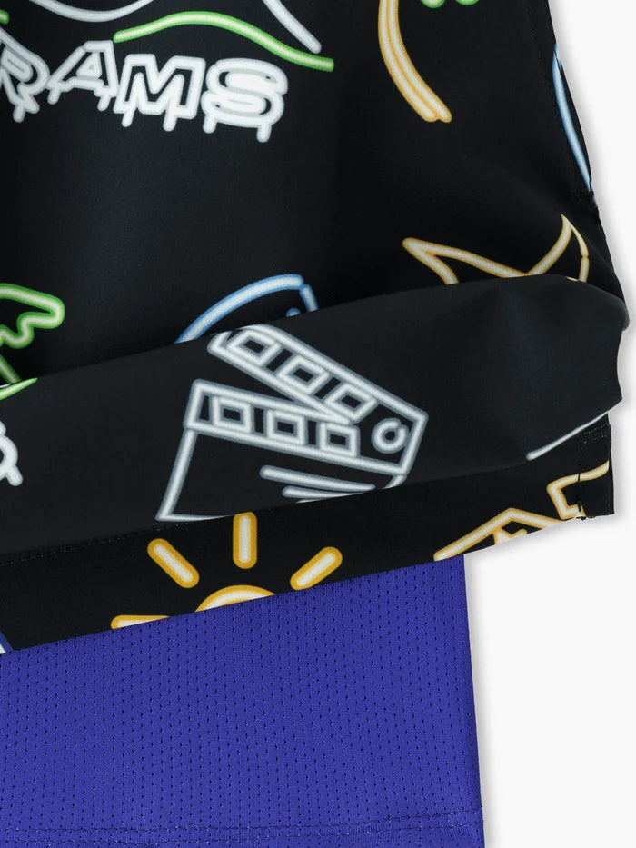 The Neon Rams 5.5" (NFL Classic Lined Swim Trunks) - Image 2 - Chubbies Shorts