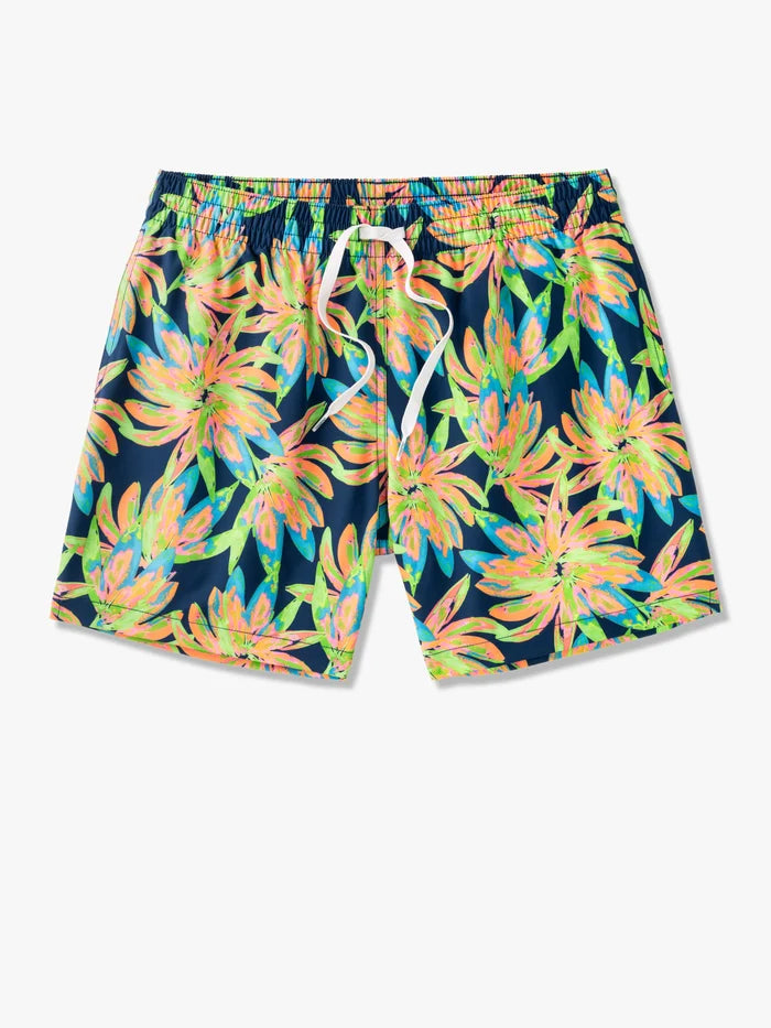 The Ocean Flowers 5.5" (Classic Swim Trunk) - Image 1 - Chubbies Shorts