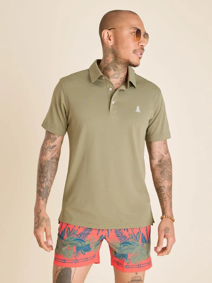 The Olive You Man (Range Polo) - Image 1 - Chubbies Shorts