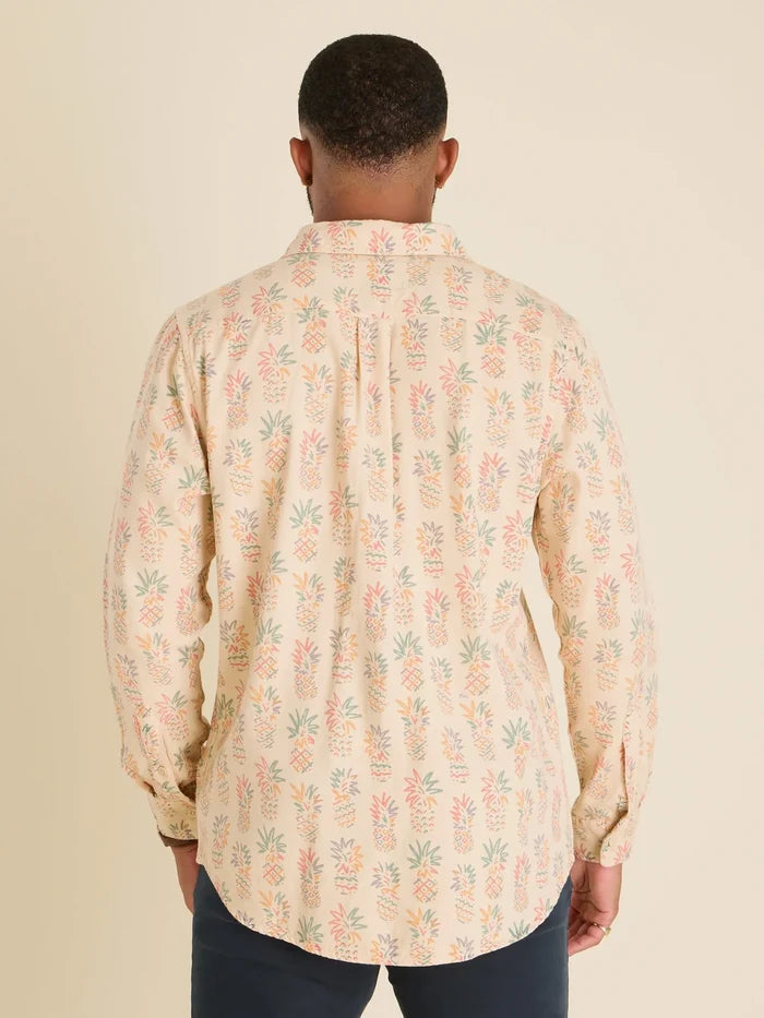 The Pastel Pineapple (LS Button Down) - Image 2 - Chubbies Shorts