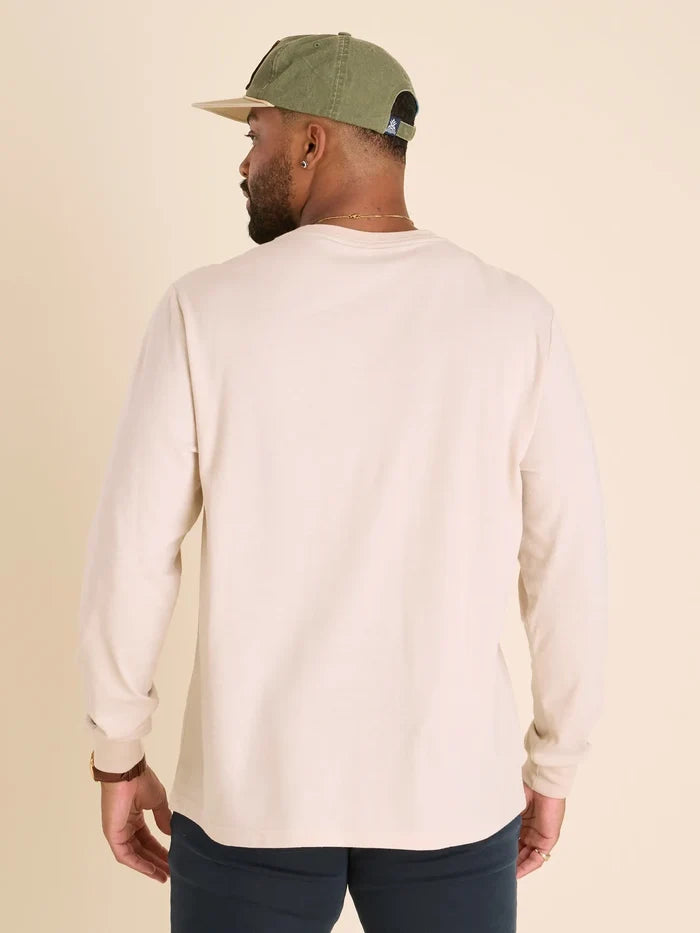 The Perfectly Oat-ay (L/S Pocket T-Shirt) - Image 2 - Chubbies Shorts