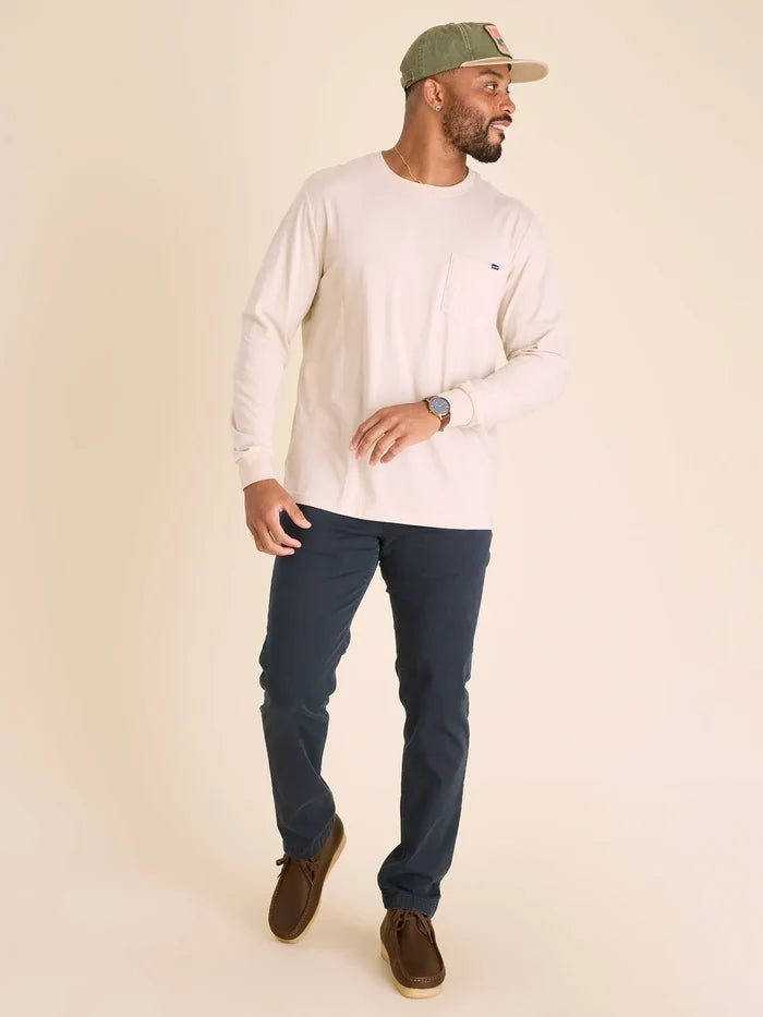 The Perfectly Oat-ay (L/S Pocket T-Shirt) - Image 3 - Chubbies Shorts