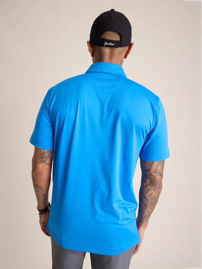 The Radiant Blue (Performance Polo ) - Image 2 - Chubbies Shorts