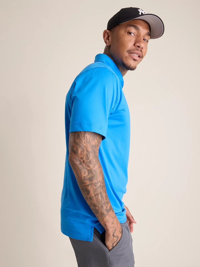 The Radiant Blue (Performance Polo ) - Image 3 - Chubbies Shorts