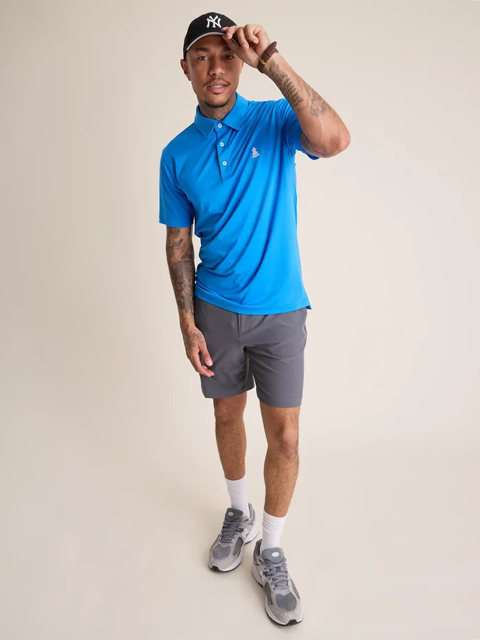 The Radiant Blue (Performance Polo ) - Image 4 - Chubbies Shorts
