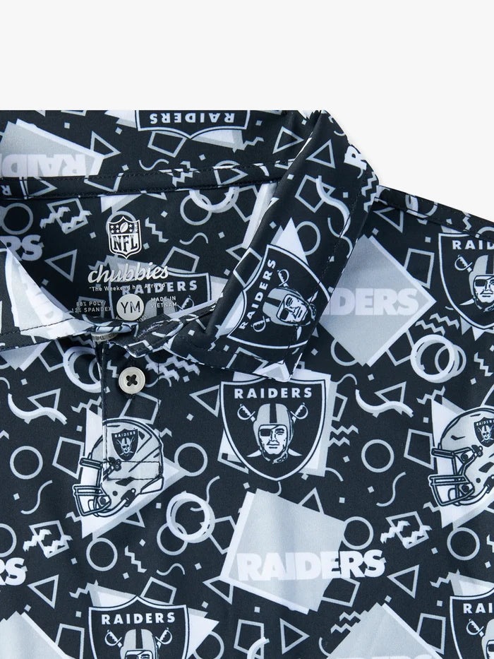 The Raiders Game Day Fit (Boys Performance Polo) - Image 2 - Chubbies Shorts