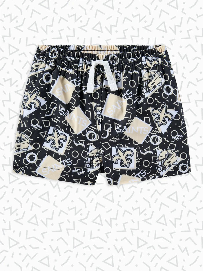 The Saints Game Day Fit (Toddler Swim Trunk) - Image 1 - Chubbies Shorts