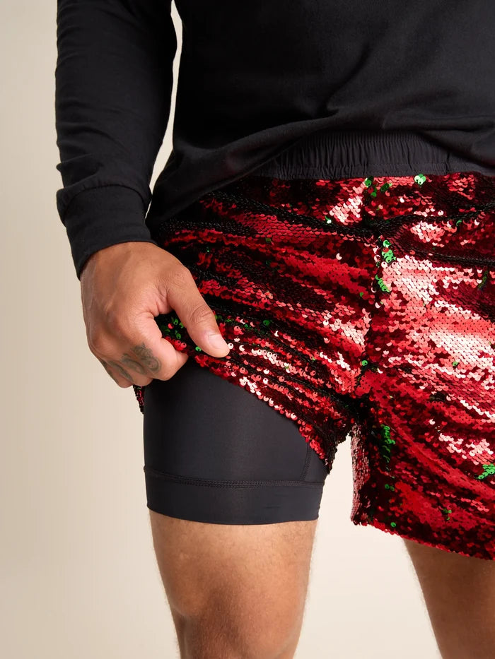 The Santa Slays 5.5" (Party Short) - Image 2 - Chubbies Shorts