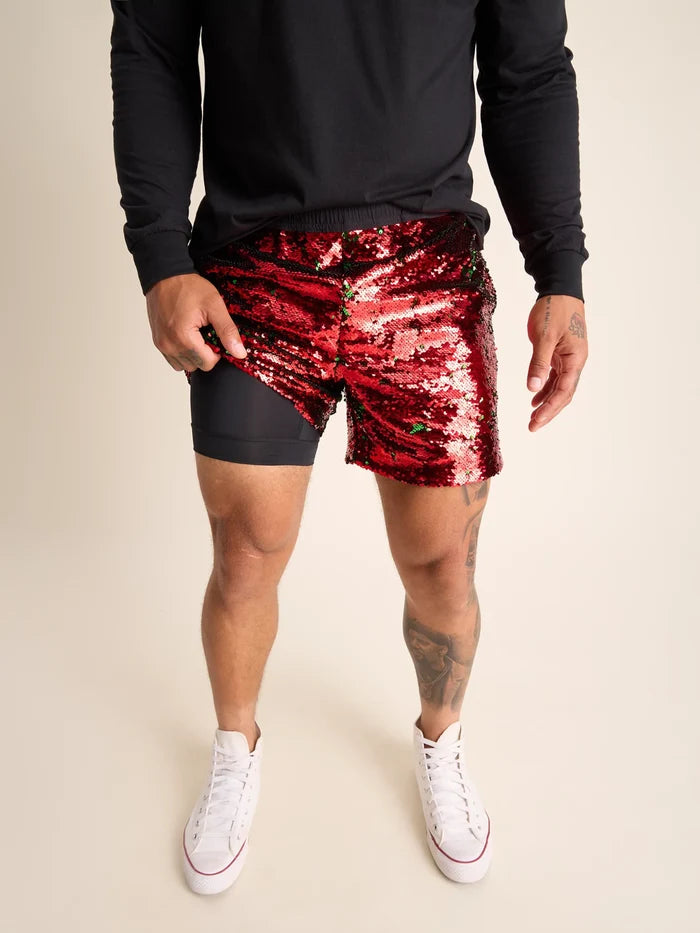 The Santa Slays 5.5" (Party Short) - Image 3 - Chubbies Shorts