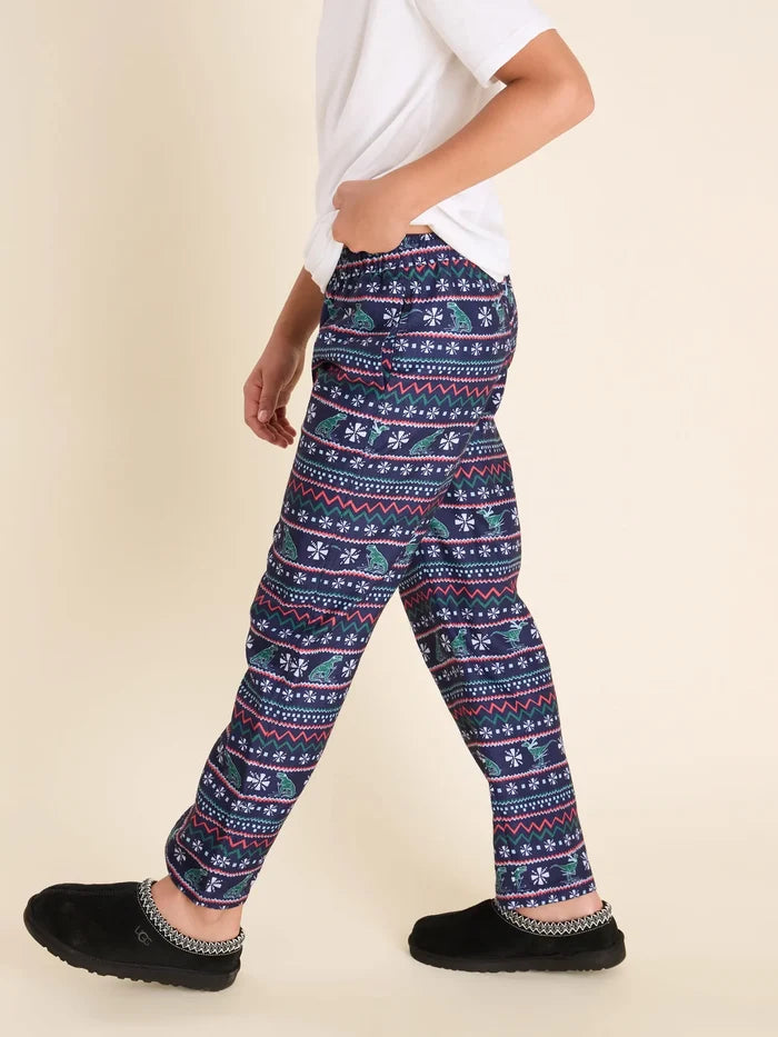 The Santasaurus Rex's (Boys Flannel PJ Pants) - Image 2 - Chubbies Shorts